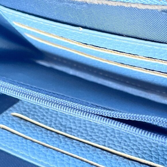 Taomicmic Womens Light Blue Crossbody Wallet Purse With Adjustable Strap & Card - Picture 2 of 6